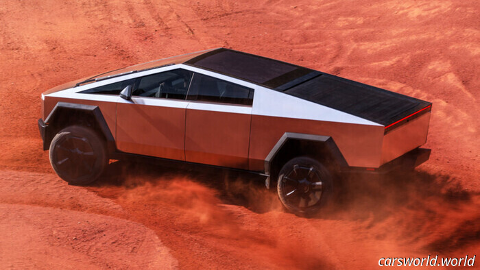 Tesla может сократить свой концепт Cybertruck до чего-то, что мир сможет использовать | Carscoops